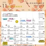11月のスケジュール